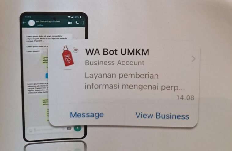 DJP Sediakan WA Bot UMKM