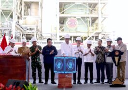 Jokowi Resmikan Ekspansi PT Smelting
