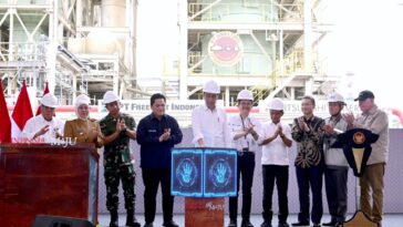 Jokowi Resmikan Ekspansi PT Smelting