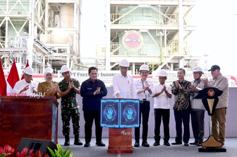 Jokowi Resmikan Ekspansi PT Smelting