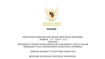 Penerapan Prinsip Kewajaran dan Kelaziman Usaha