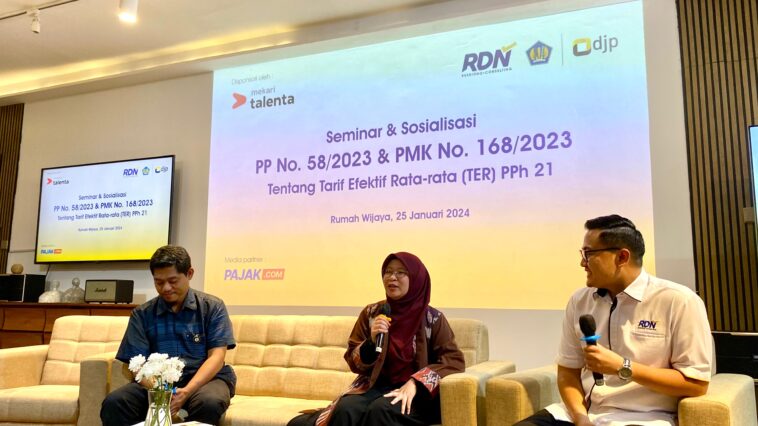 RDN Consulting Jembatani Wajib Pajak Pahami Skema TER PPh 21