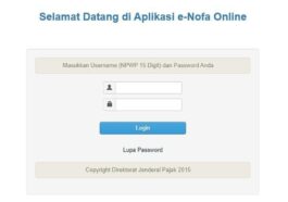 Wajib Pajak Lupa “Password” e-Nofa