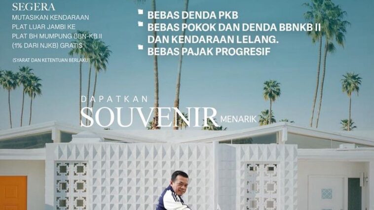 Pemutihan Pajak Kendaraan di Jambi dan Aceh