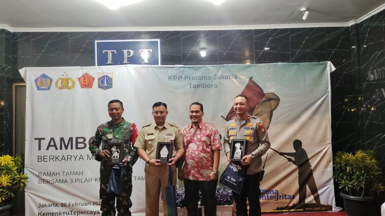 KPP Pratama Tambora Gandeng Tiga Pilar Kecamatan