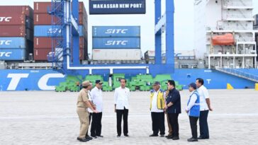 Jokowi Resmikan Makassar New Port