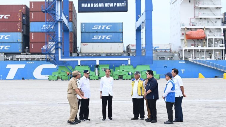 Jokowi Resmikan Makassar New Port