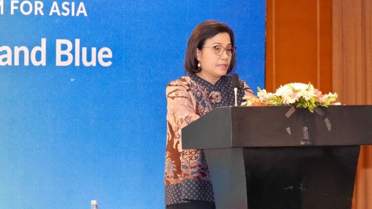 Sri Mulyani Beberkan Langkah Pengembangan Ekonomi Hijau dan Biru