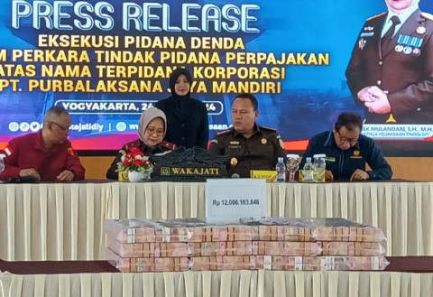 Kejati DIY Sita Rp 12 Miliar
