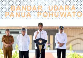 Jokowi Resmikan Bandar Panua Pohuwato