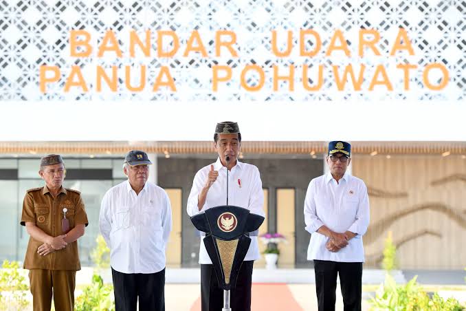 Jokowi Resmikan Bandar Panua Pohuwato