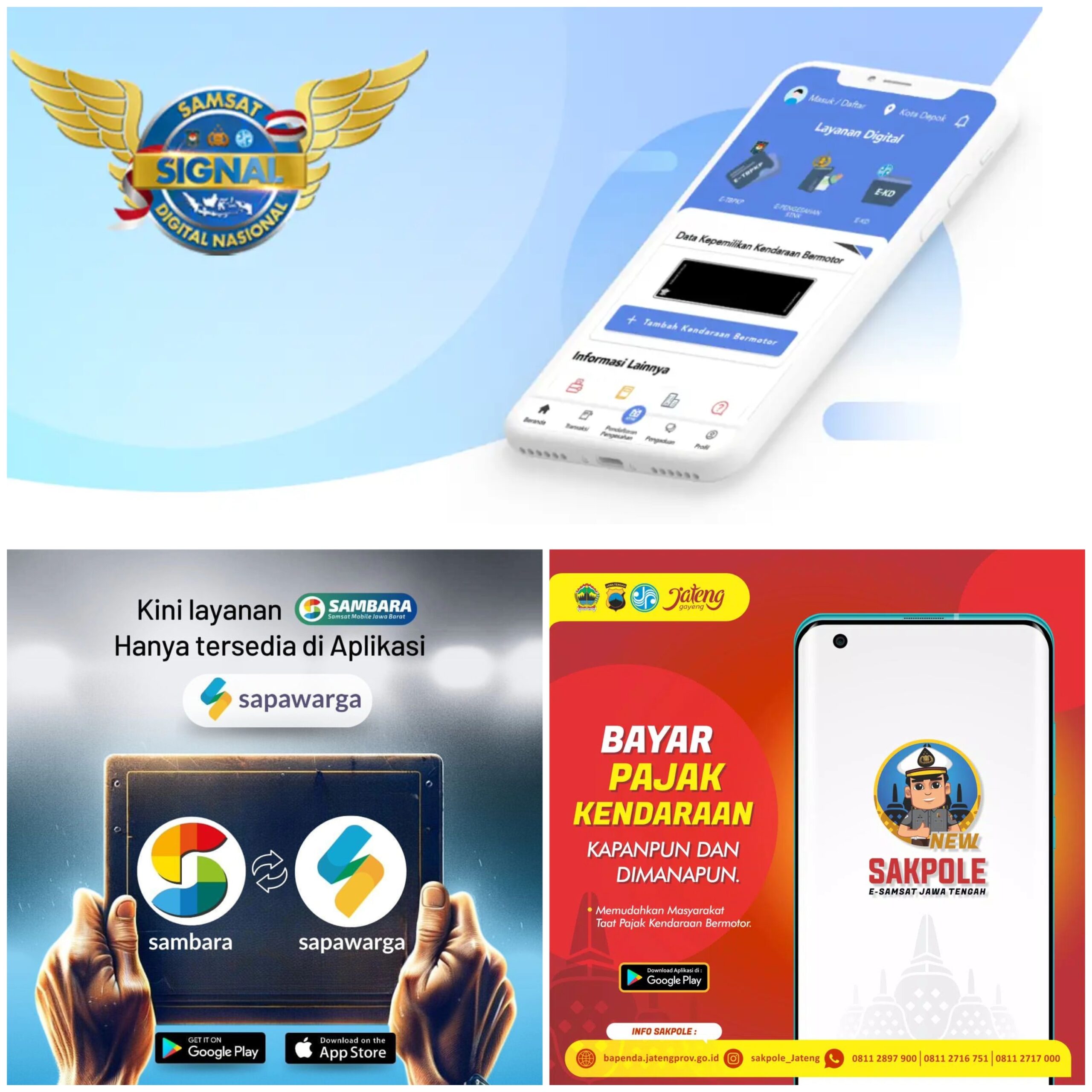 Aplikasi dan Cara Bayar Pajak Motor secara “On-Line”