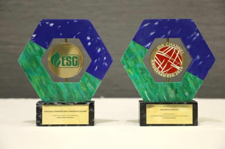 Dirut PLN Raih The Most Inspiring ESG Corporate Leader