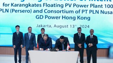 PLN Gandeng GD Power Bangun PLTS Terapung