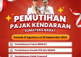 Pemutihan Pajak Kendaraan Sumbar