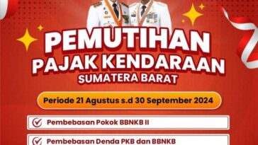 Pemutihan Pajak Kendaraan Sumbar