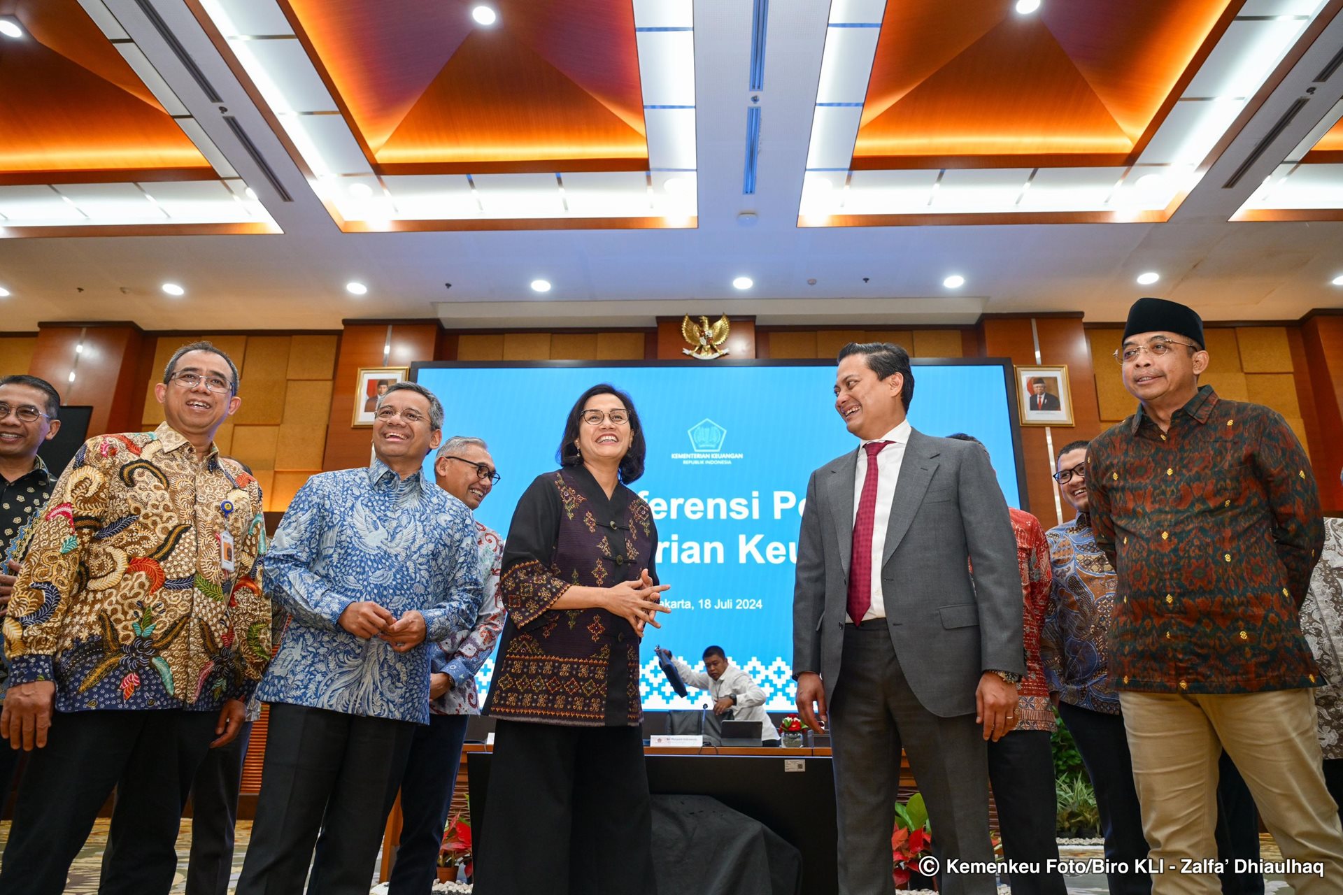 Sri Mulyani Umumkan Berita Positif