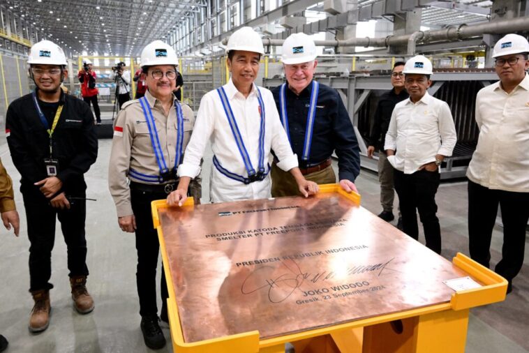 Jokowi Proyeksi Produksi Smelter Freeport Hasilkan Penerimaan Negara