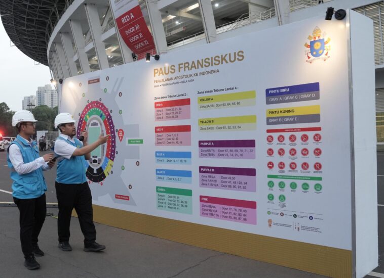 Misa Akbar Paus Fransiskus di GBK