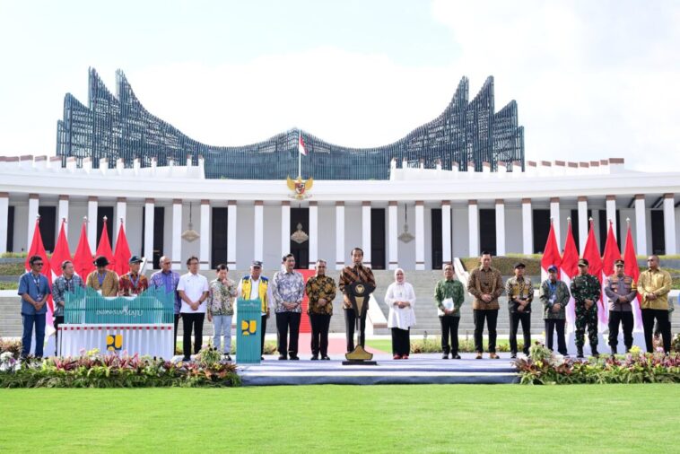 Jokowi Resmikan Istana Negara di IKN