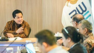 Erick Thohir Bahas Penurunan Biaya Logistik