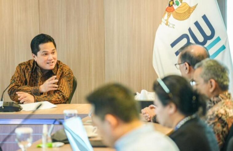 Erick Thohir Bahas Penurunan Biaya Logistik