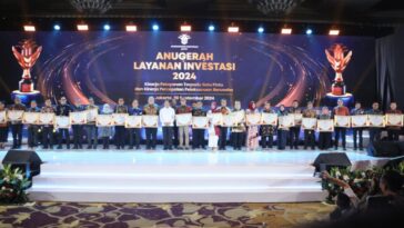 15 K/L dan Pemda Raih Anugerah Layanan Investasi 2024