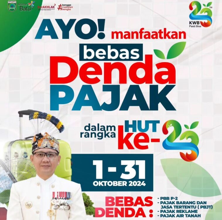 Pembebasan Denda Pajak Daerah Kota Batu