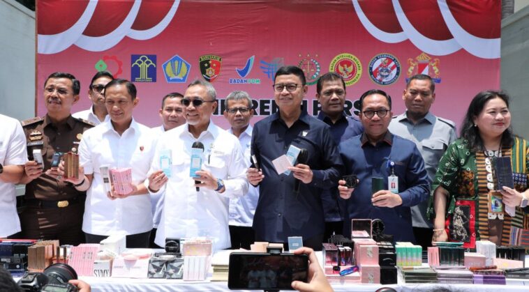 Kemendag dan BPOM Sita Kosmetik Ilegal