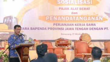 Pemprov Jateng Pajak Alat Berat