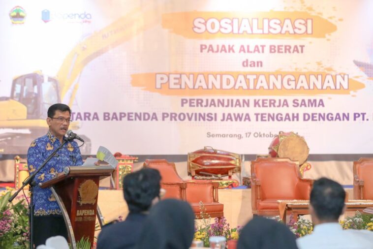 Pemprov Jateng Pajak Alat Berat