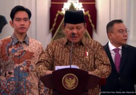 Prabowo Umumkan Menteri dan Wakil Menteri