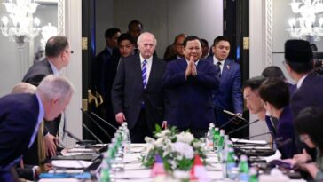 Prabowo dengan Bos Freeport