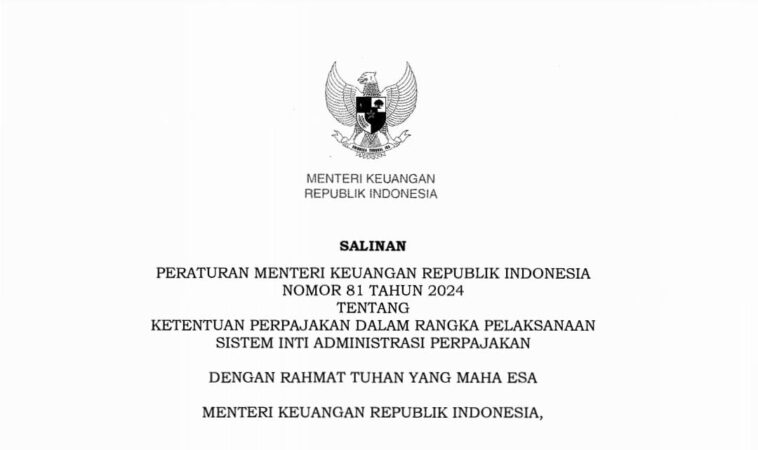Ketentuan Perpajakan dalam Rangka Pelaksanaan “Core Tax”