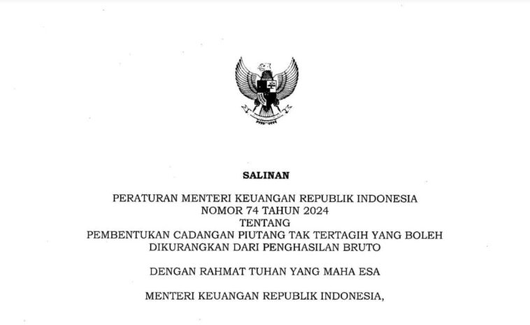 Pembentukan Cadangan Piutang Tak Tertagih