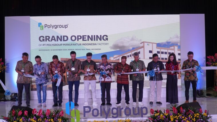 Polygroup Resmikan Pabrik Pohon Natal di KEK Kendal
