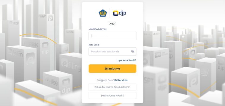 DJP Online Multi-Factor Authentication