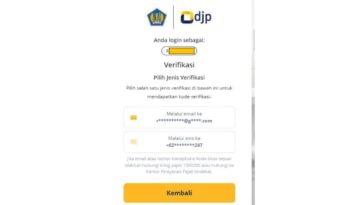 Fitur MFA “Login” di DJPOnline``