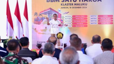Menteri ESDM Bahlil Resmikan 31 Penyalur BBM