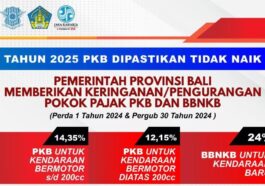 Pemprov Bali Diskon Pajak Kendaraan