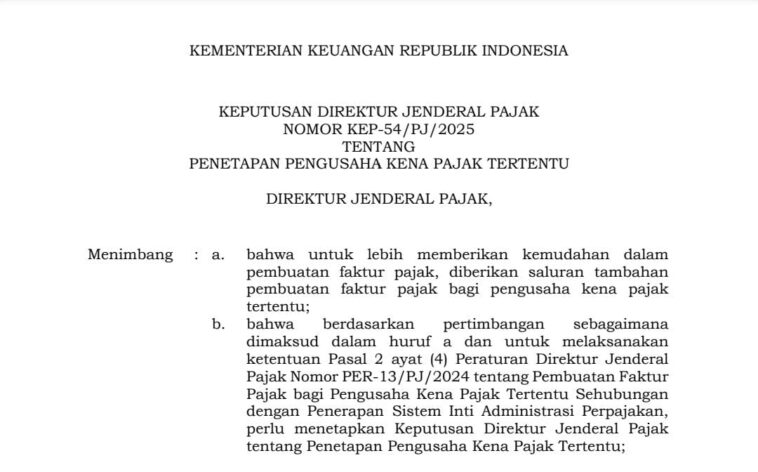 Seluruh PKP Bisa Kembali Gunakan e-Faktur