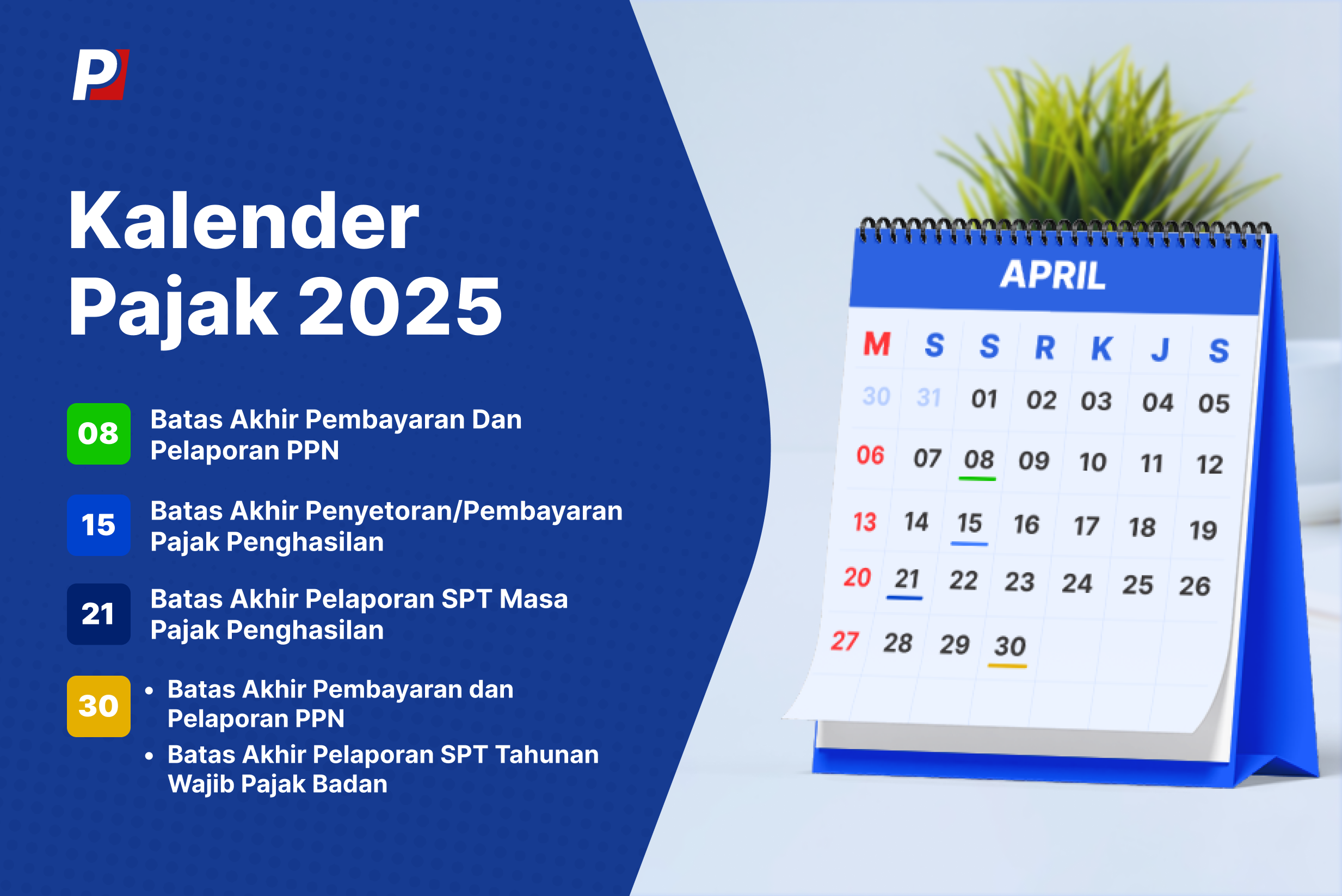 Kalender Pajak April 2025