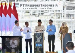 Prabowo Smelter Terbesar di Dunia Milik Freeport Indonesia