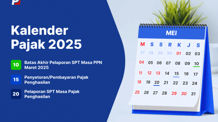 Kalender Pajak Mei 2025
