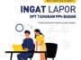 SPT Tahunan Badan Sebelum 30 April