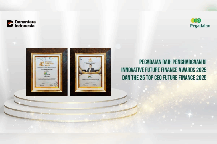 Pegadaian Dua Penghargaan Innovative Future Finance Awards 2025