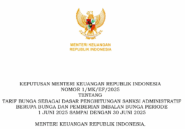 Tarif Bunga Sanksi Administratif Pajak