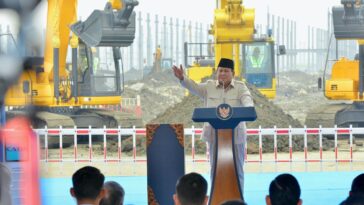 Prabowo “Groundbreaking” Industri Baterai