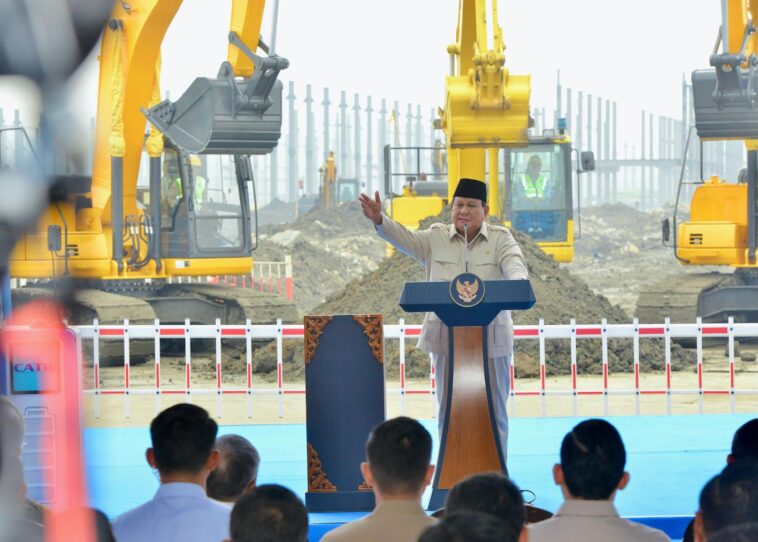 Prabowo “Groundbreaking” Industri Baterai