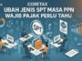 Coretax Jenis SPT Masa PPN
